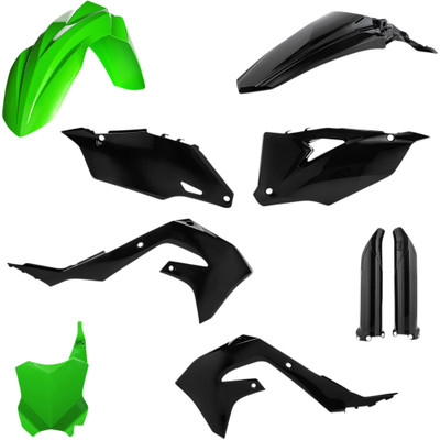 Acerbis Kawasaki KX 450 2020-2021 Full Replacement Body Kit - Green/Black - KX250F