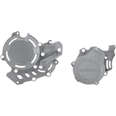 Acerbis KTM 500 EXC-F 2017-2021 X-Power Cover Kit - Silver - KTM/Husqvarna