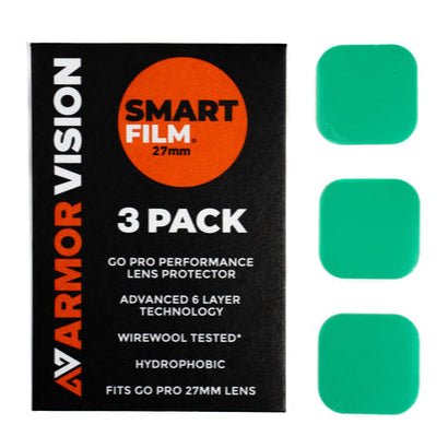 Armor Vision SMART FILM 27mm for GoPro Lens 3-pk