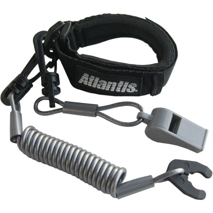 ATLANTIS PRO FLOATING WRIST LANYARD YELLOW W/WHISTLE - 13-0272