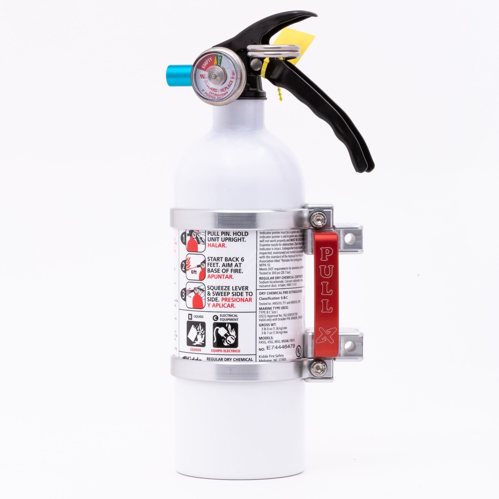 AXIA QUICK RELEASE MOUNT SILVER W/2 LB. KIDDE EXTINGUISHER - 12-9208
