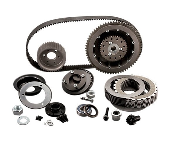 BDL 1-5/8" 8mm Belt Drive With Lock-Up Clutch System For Harley Softail 1990-2006
