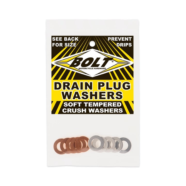 BOLT CRUSH WASHERS 10X18MM 10/PK 5 ALUMINUM & 5 COPPER - 020-101810