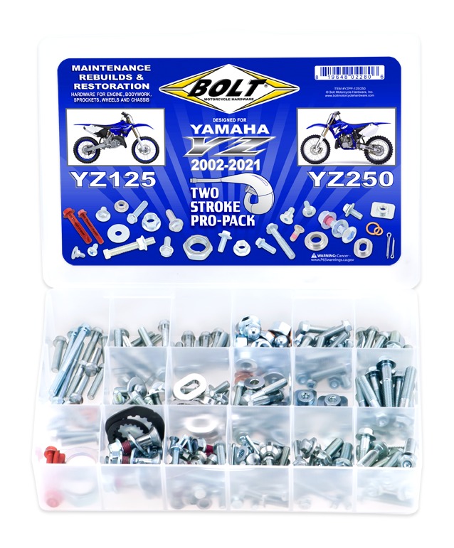 Bolt Hardware Pro Pack Yamaha YZ125 / X / YZ250 / X 2022-2027