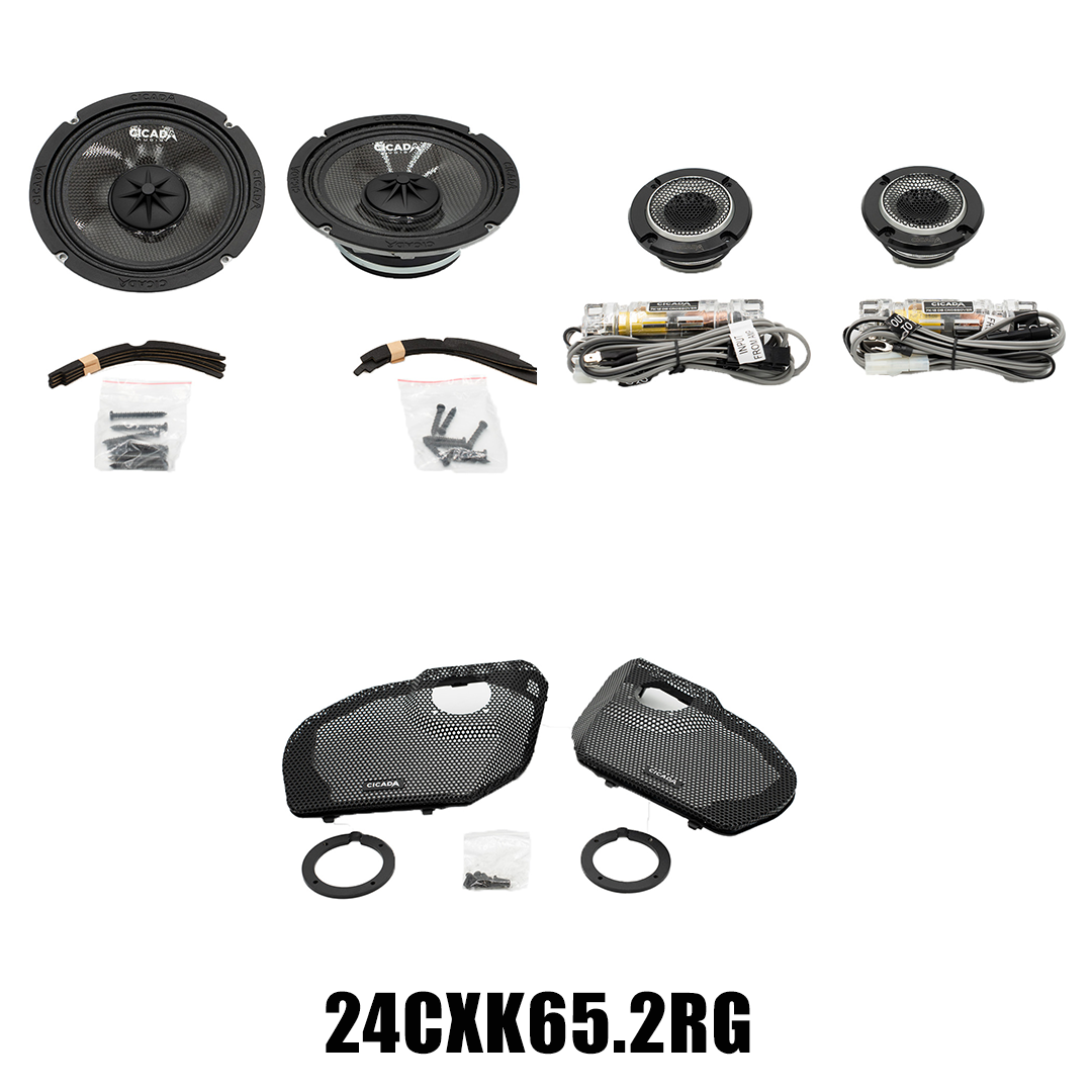 CICADA AUDIO - 24CXK65 RG 24-UP RG COMPONENT 6.5-INCH KIT w/ RR075T
