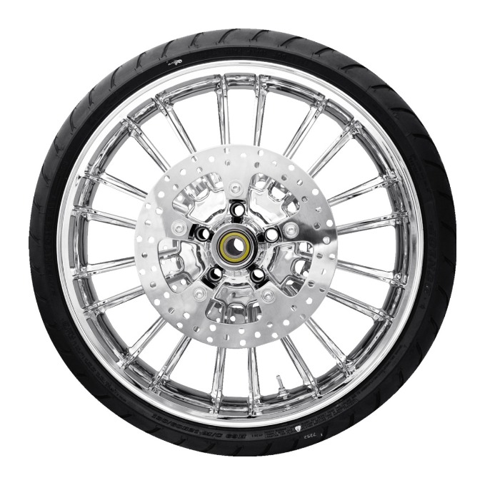 Coastal Moto Atlantic 21" Front Wheel Package For Harley Touring w/ABS 2008-2026