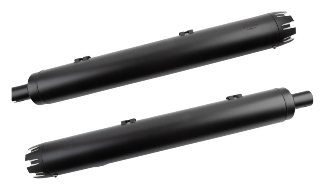 Cobra 4" NH Dual Cut Slip-On Mufflers For Indian Touring 2016-2026
