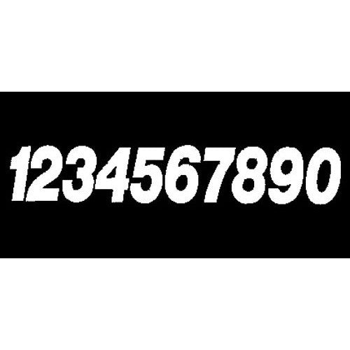 DIRT DIGITS #0 7" WHITE SUPER X DIGITS 3/PK - 09-6080