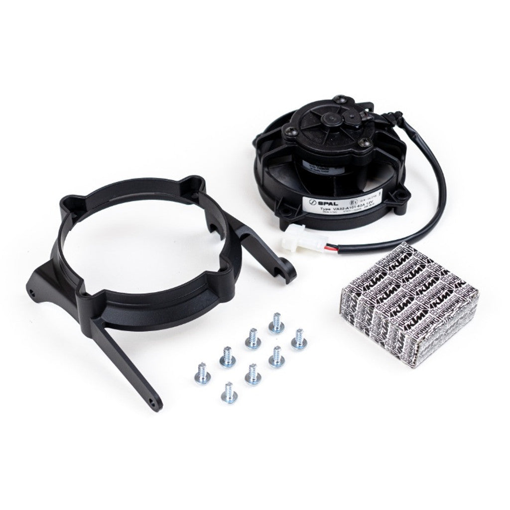 SPAL Radiator Cooling Fan and Mounting Kit for 2018-23 KTM/Husky/GasGas