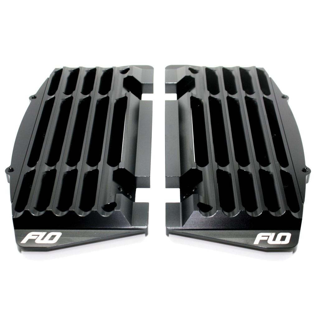 FLO High Flow Radiator Braces Black | FLO750BLK