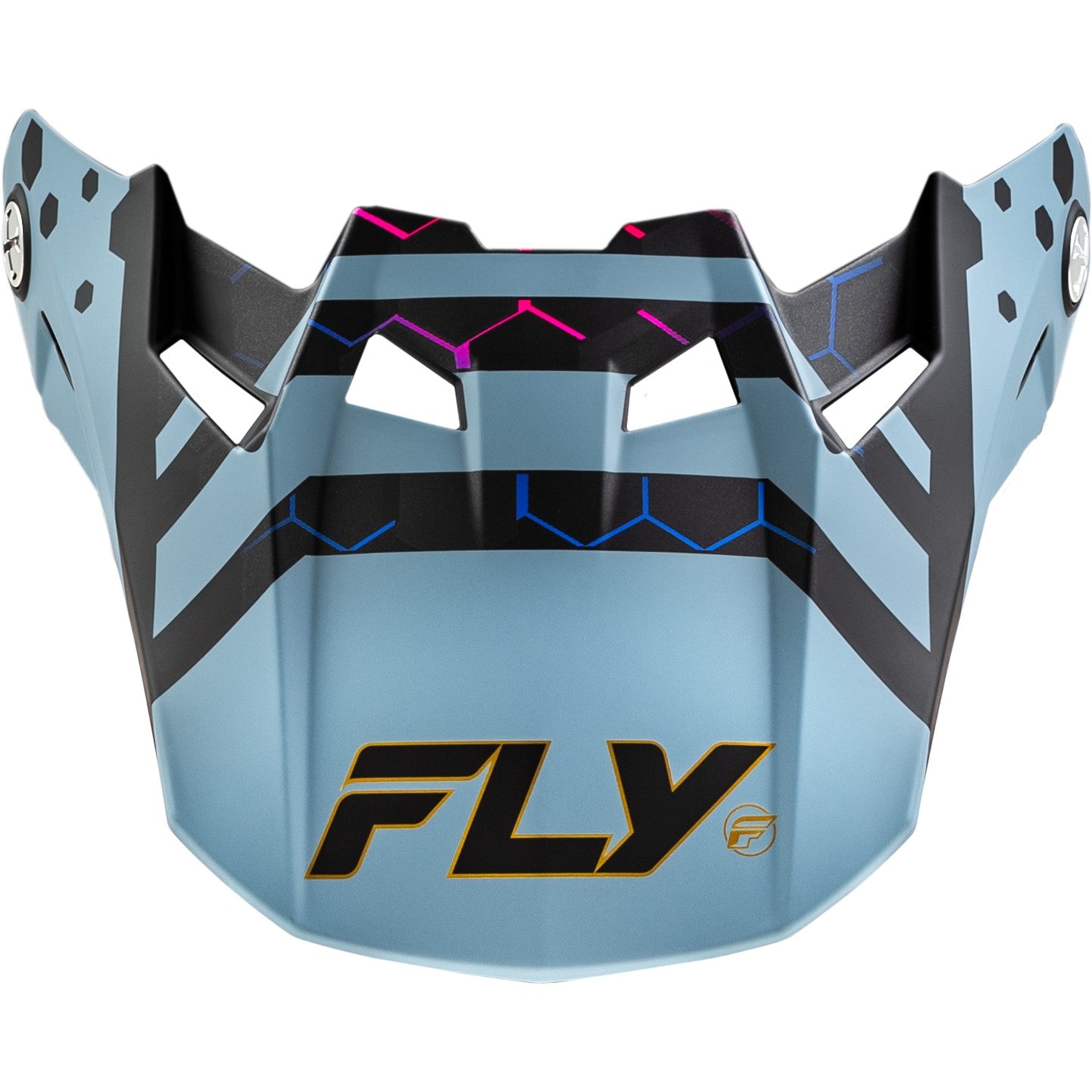 FLY RACING FORMULA CC TEKTONIC VISOR MATTE BLK/SLATE/BLU