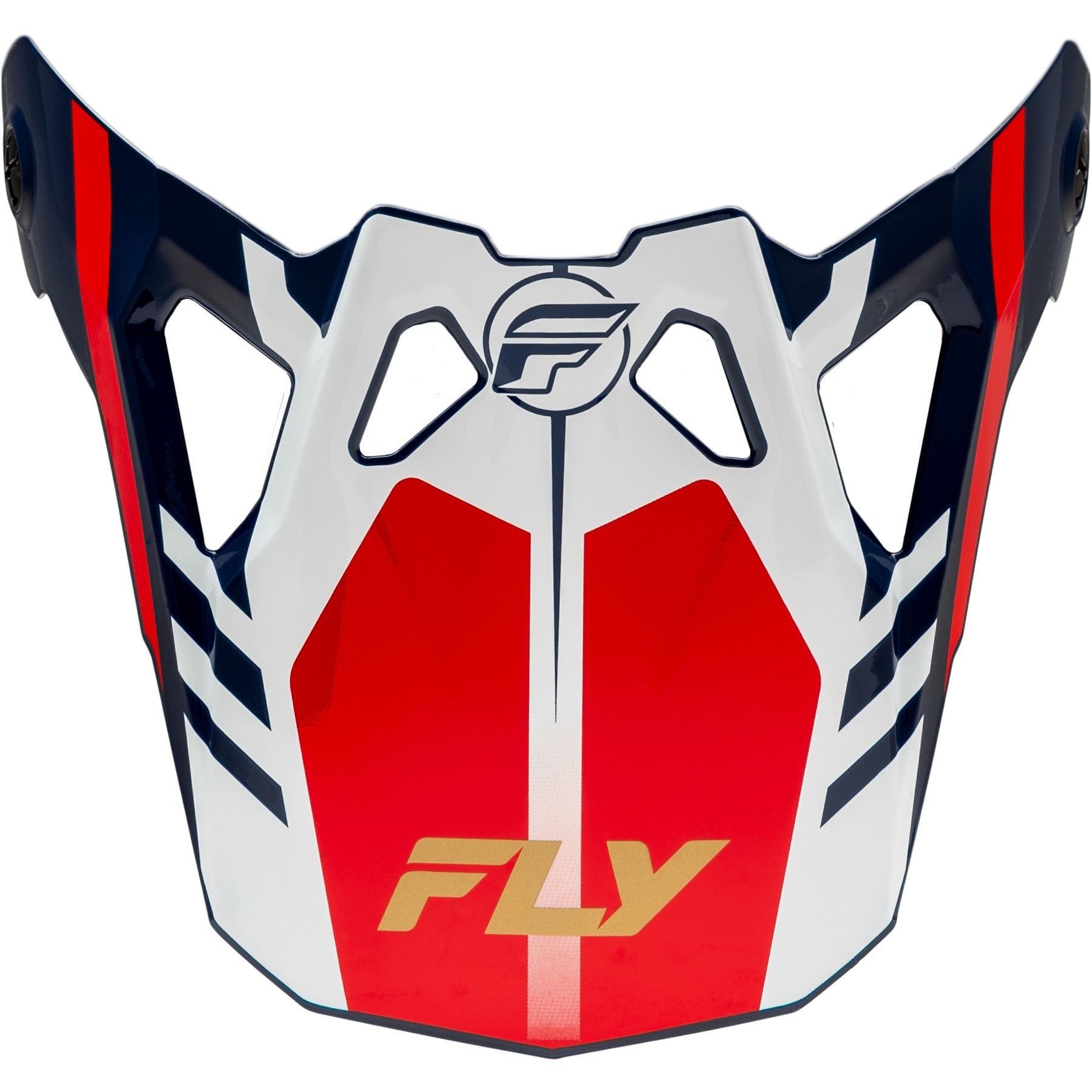 FLY RACING FORMULA CP KRYPTON VISOR RED/WHITE/NAVY M-2X - 73-0045
