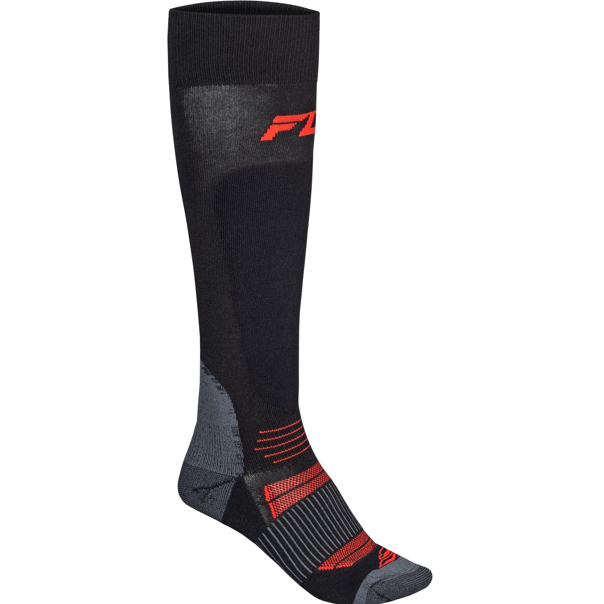 FLY RACING SNOW MIDWEIGHT WOOL SOCK BLACK