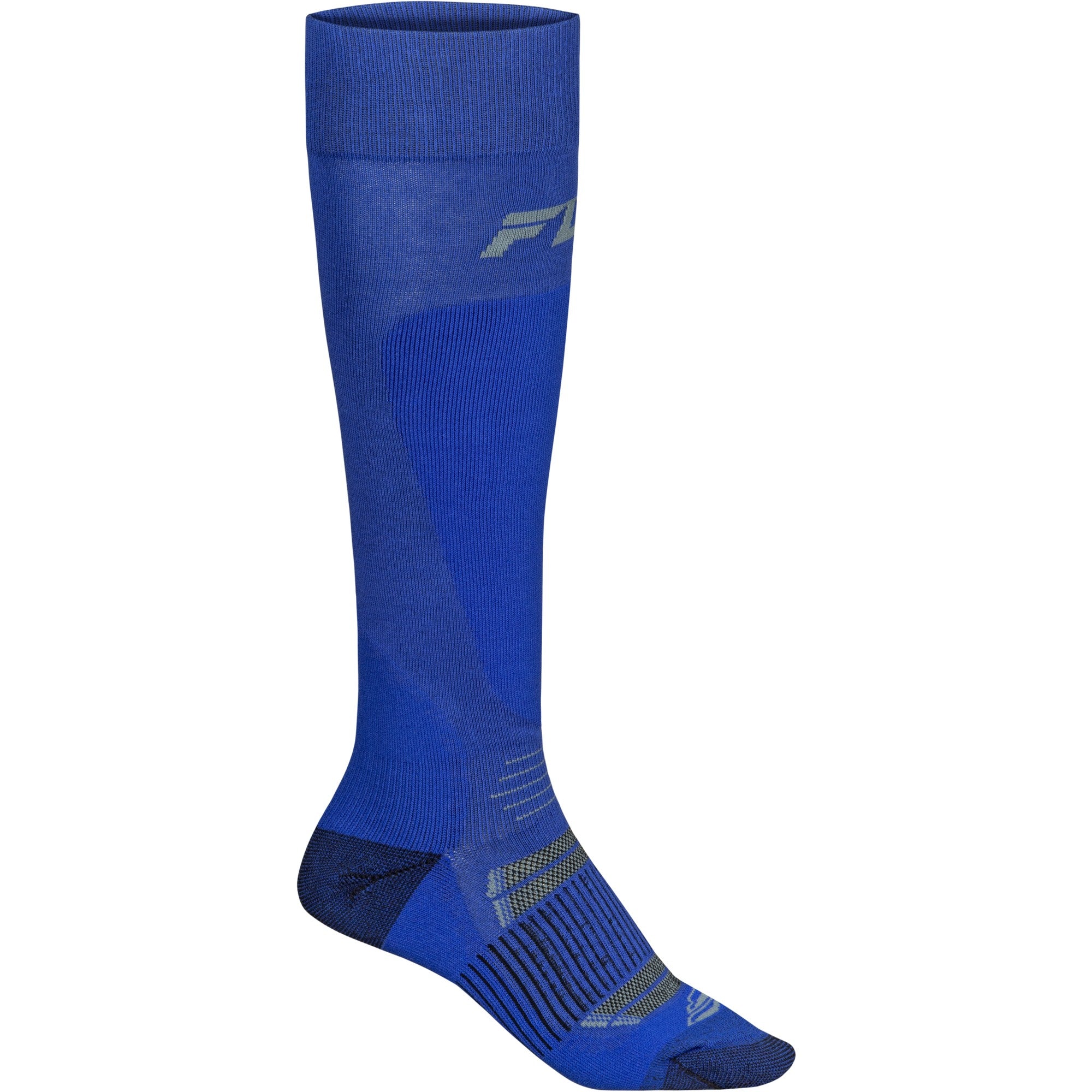 FLY RACING SNOW MIDWEIGHT WOOL SOCK BLUE