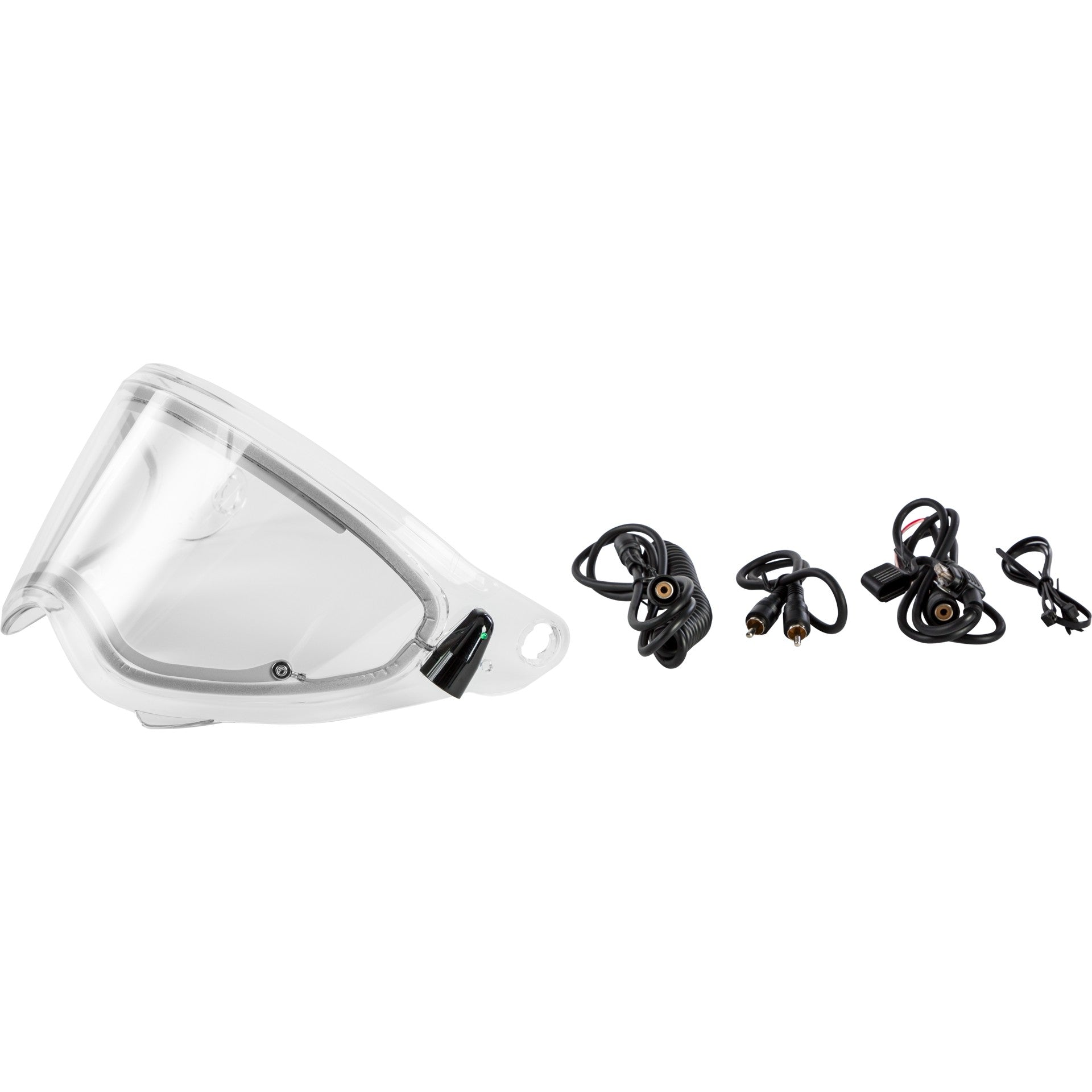 FLY RACING TREKKER HELMET ELECTRIC SHIELD CLEAR W/CORD KIT - 73-88550