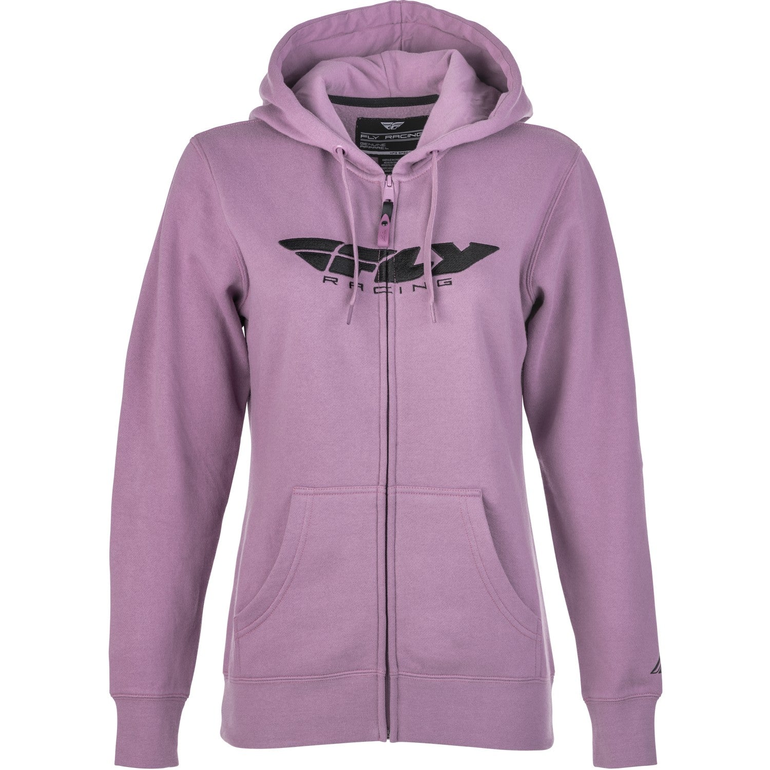 FLY RACING WOMEN'S FLY CORPORATE ZIP UP HOODIE MAUVE