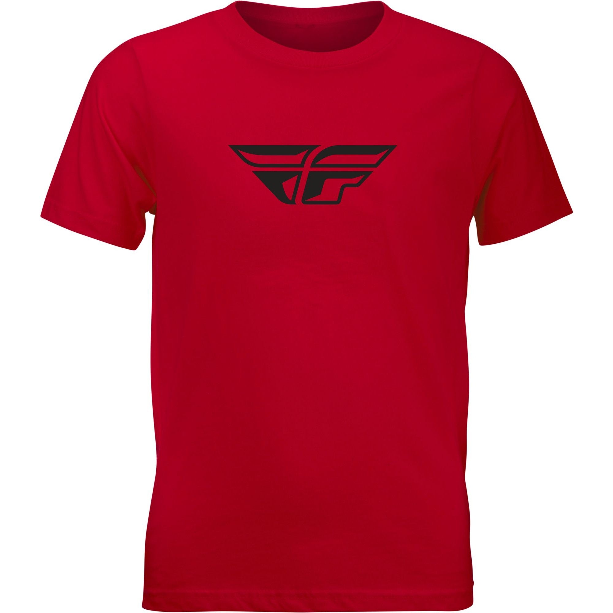 FLY RACING YOUTH FLY F-WING TEE RED