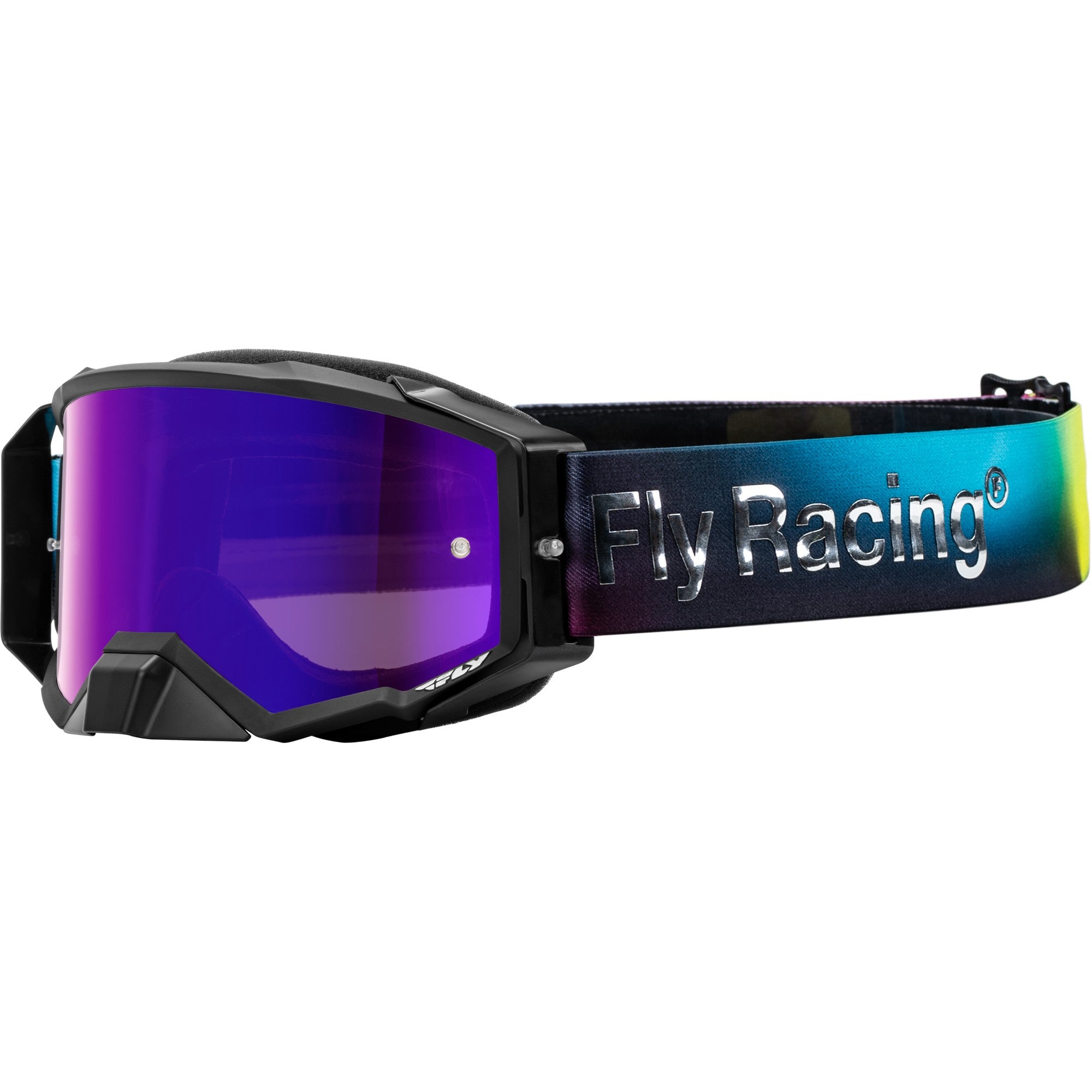 FLY RACING ZONE ELITE LEGACY GOGGLE FUSCHIA/ELEC BLU/HI-VIS W LENS - 37-51906
