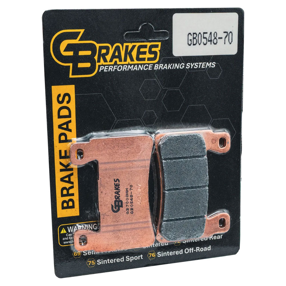 GBrakes Brake Pad - Sintered Double H Harley-Davidson CVO Softail Pro