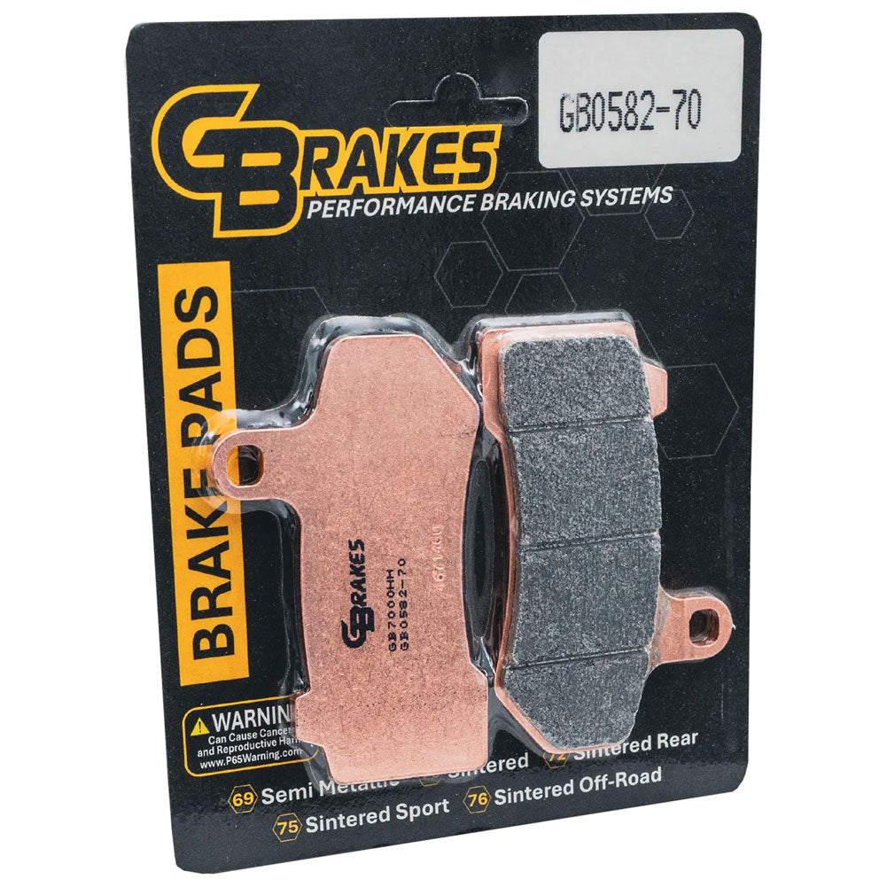 GBrakes Brake Pad - Sintered Double H Harley-Davidson CVO Electra Gli