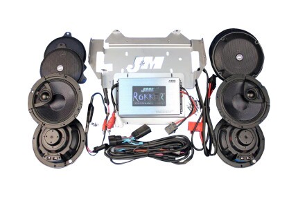J&M Rokker 4-Channel Amplifier & Speaker Kit For Harley Electra Glide Ultra Classic / Limited 2014-2024
