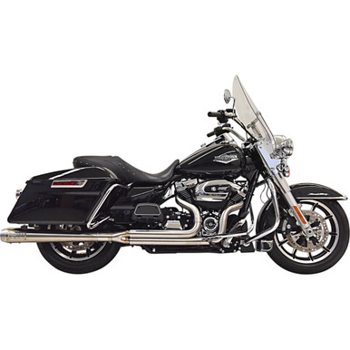 Bassani Xhaust #1F50SS - 2-into-1 50th Anniversary Road Rage III Exhaust System - Stainless Steel - M8 FL