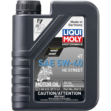 Liqui Moly #20412 - HC Street Oil - 5W-40 - 1L