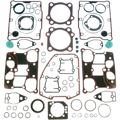 James Gasket #JGI-17053-99-X - Motor Gasket Kit - .036" Metal Head Gaskets with Silicone Rocker Gaskets - 88" - '99-'04 Twin Cam