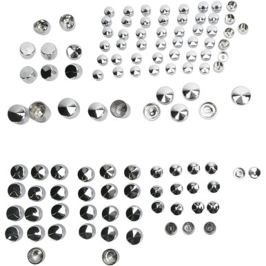 Drag Specialties - Bolt Cover Kit - Standard/Engine - Chrome - '09-'10 Touring