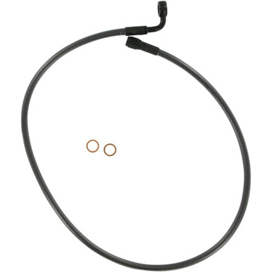 Magnum Shielding #47229 - Brake Line - 10 mm/90° - 29" - Black Pearl