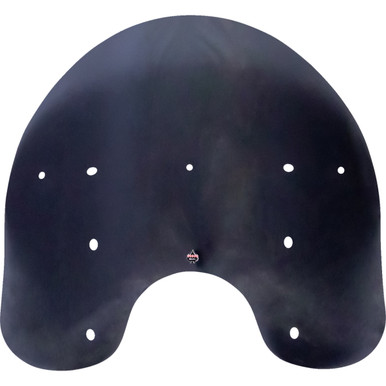 Klock Werks #KWW-02-0602 - Billboard Flare Windshield - 17-1/2" - Dark Smoke - '18-'25 Harley-Davidson
