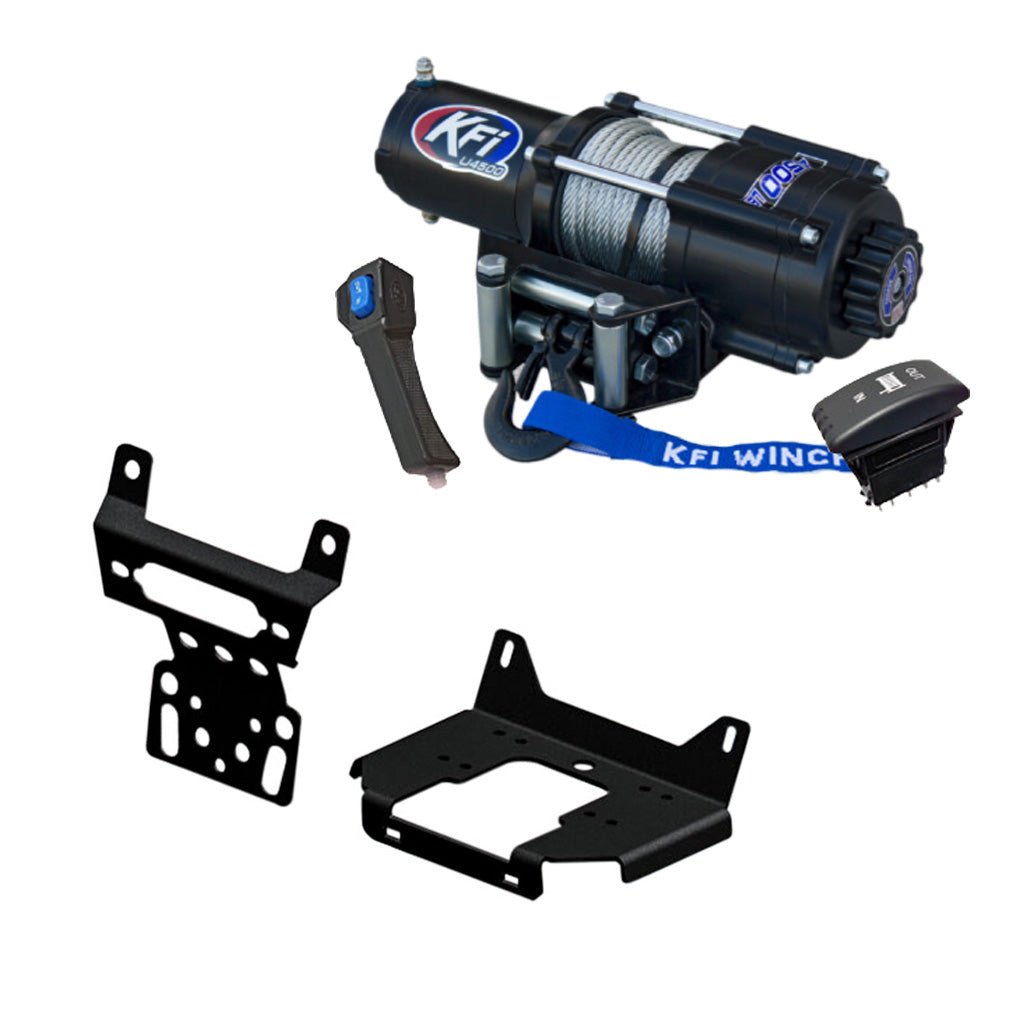 KFI Winch & Winch Mount Kit 16-24 Polaris RZR 900/1000/TURBO