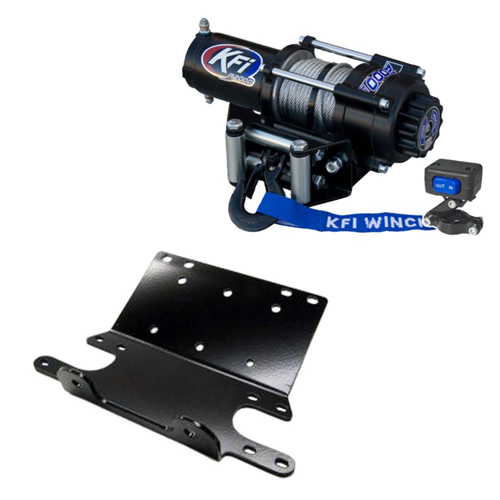 KFI Winch & Winch Mount Kit fits 1995-2003 Honda Foreman TRX400 (FM*FW) & 1998-2004 Foreman TRX450 (FM*FE*ES*S) ATV