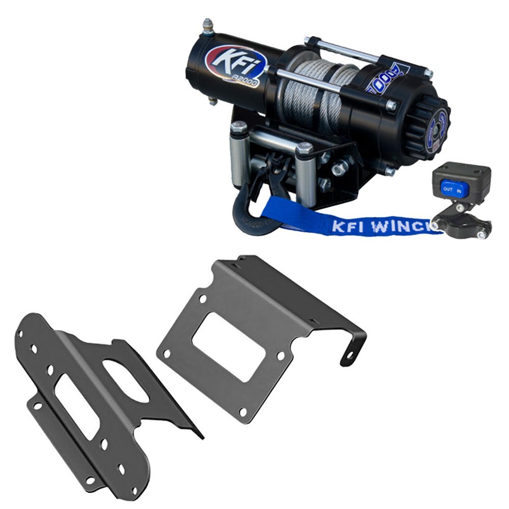KFI Winch & Winch Mount Kit fits 2007-2013 Honda Rancher TRX420 (FA*FE*FPA*FPE*FPM*FM*PG) ATV