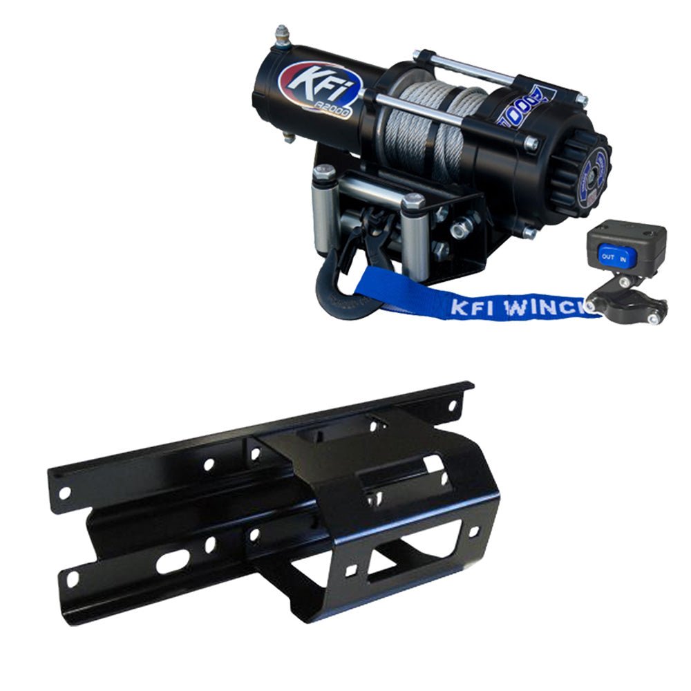 KFI Winch & Winch Mount Kit fits various 2005-2010 Polaris Sportsman 450, 600, 700, 800 ATV