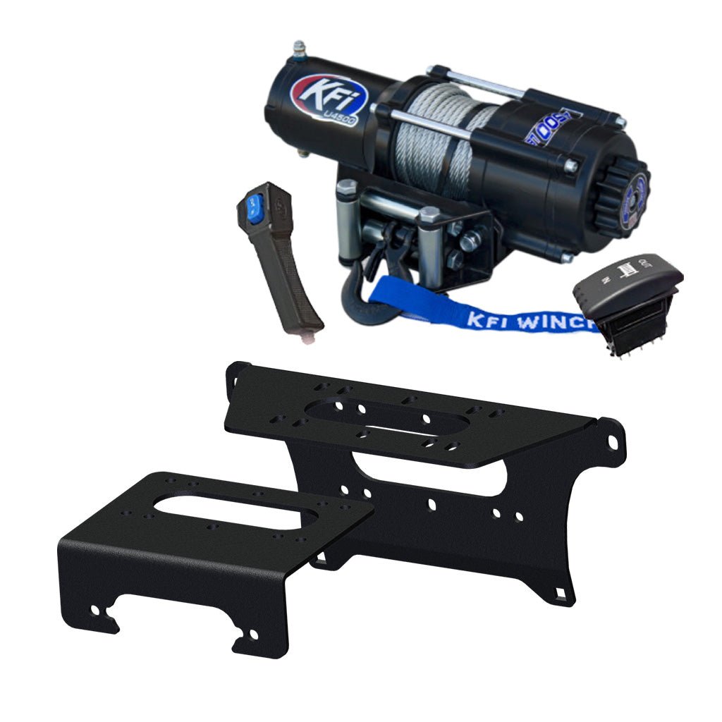 KFI Winch & Winch Mount Kit fits various 2019-on Polaris Ranger 1000 (Crew/EPS/Premium/LE/Northstar Edition/Texas Edition/Trail Boss)