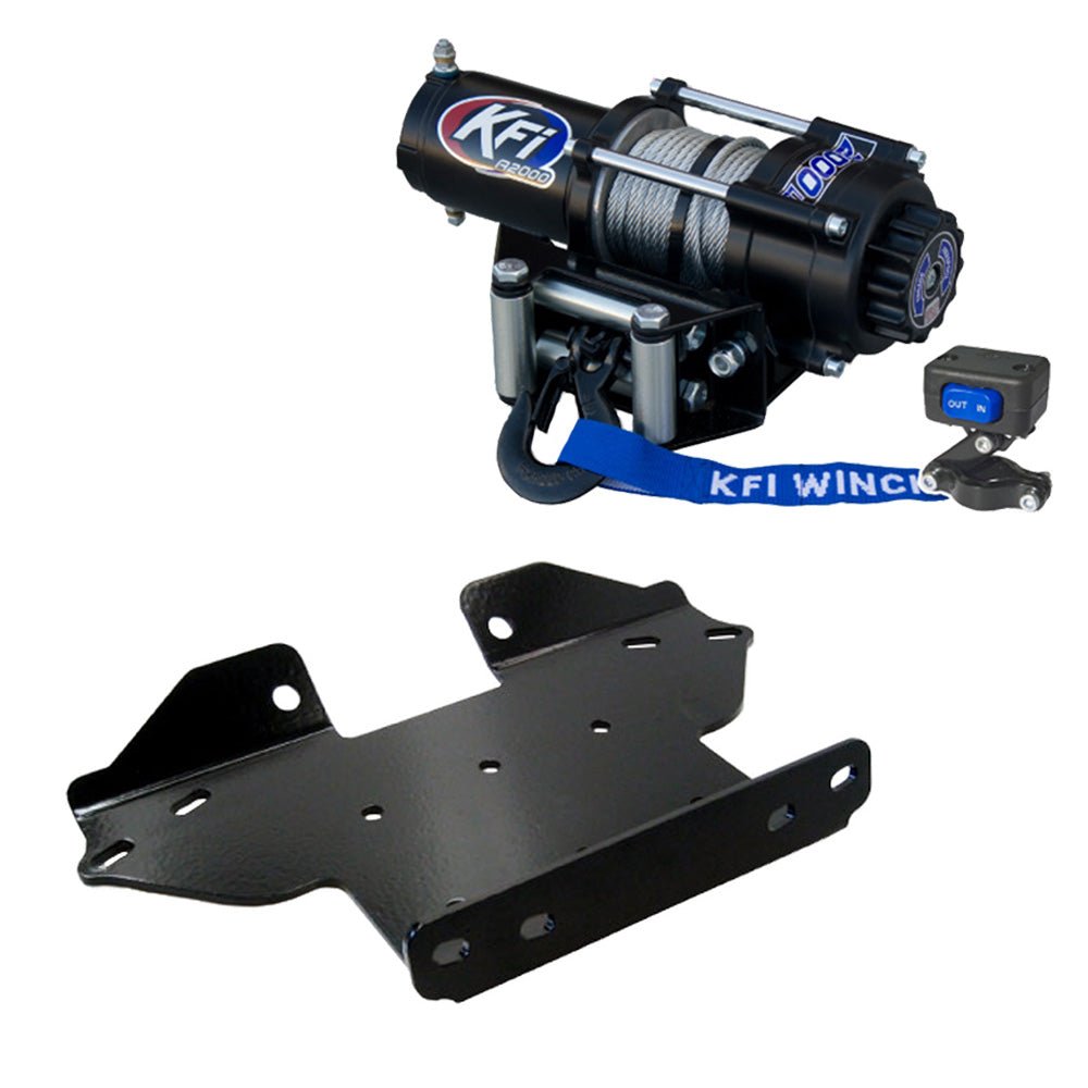 KFI Winch & Winch Mount Kit Kawasaki Brute Force 650/750 (2005-2024)