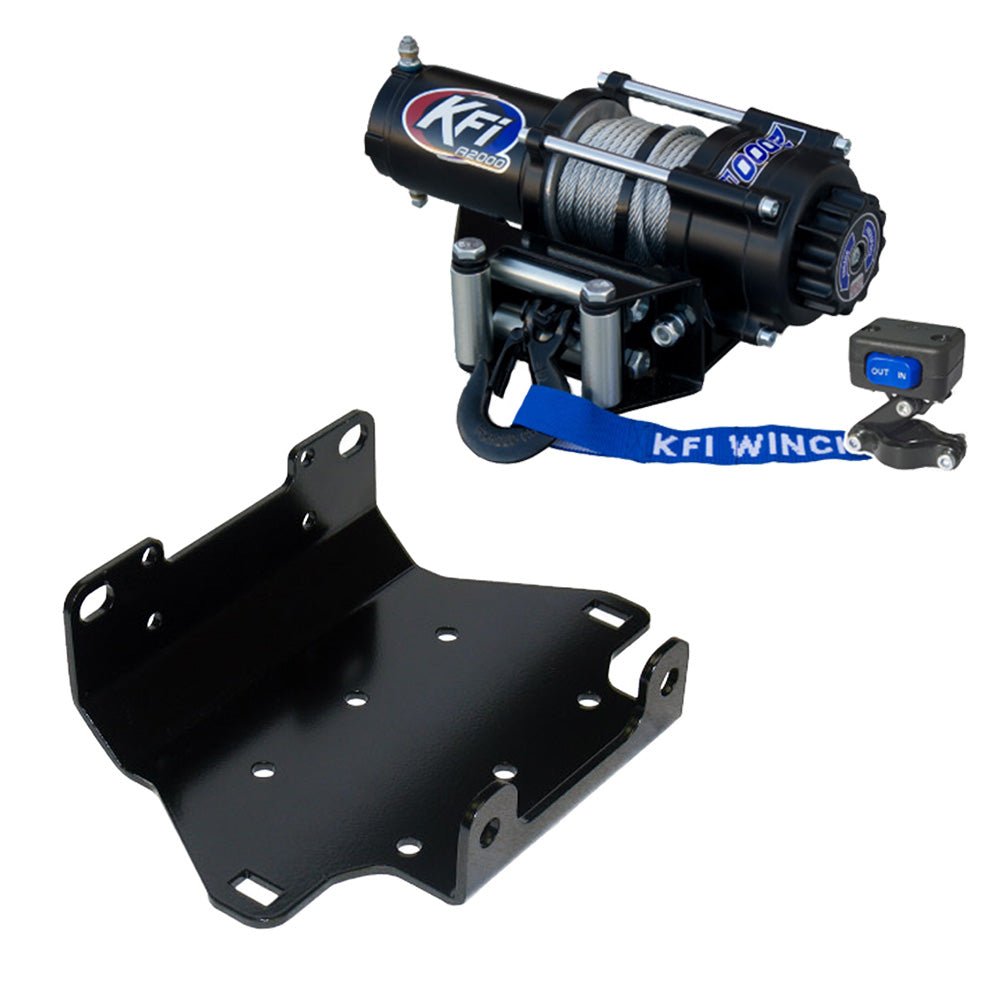 KFI Winch & Winch Mount Kit Yamaha Grizzly 550 ATV (2009-2014) & Grizzly 700 ATV (2007-2015)