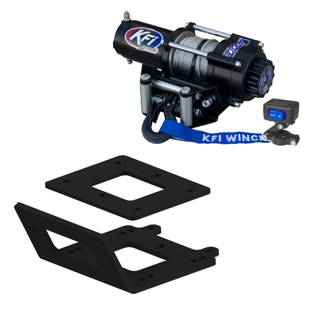 KFI Winch & Winch Mount Kit Yamaha Kodiak 450 4x4 ATV (2018-2025)