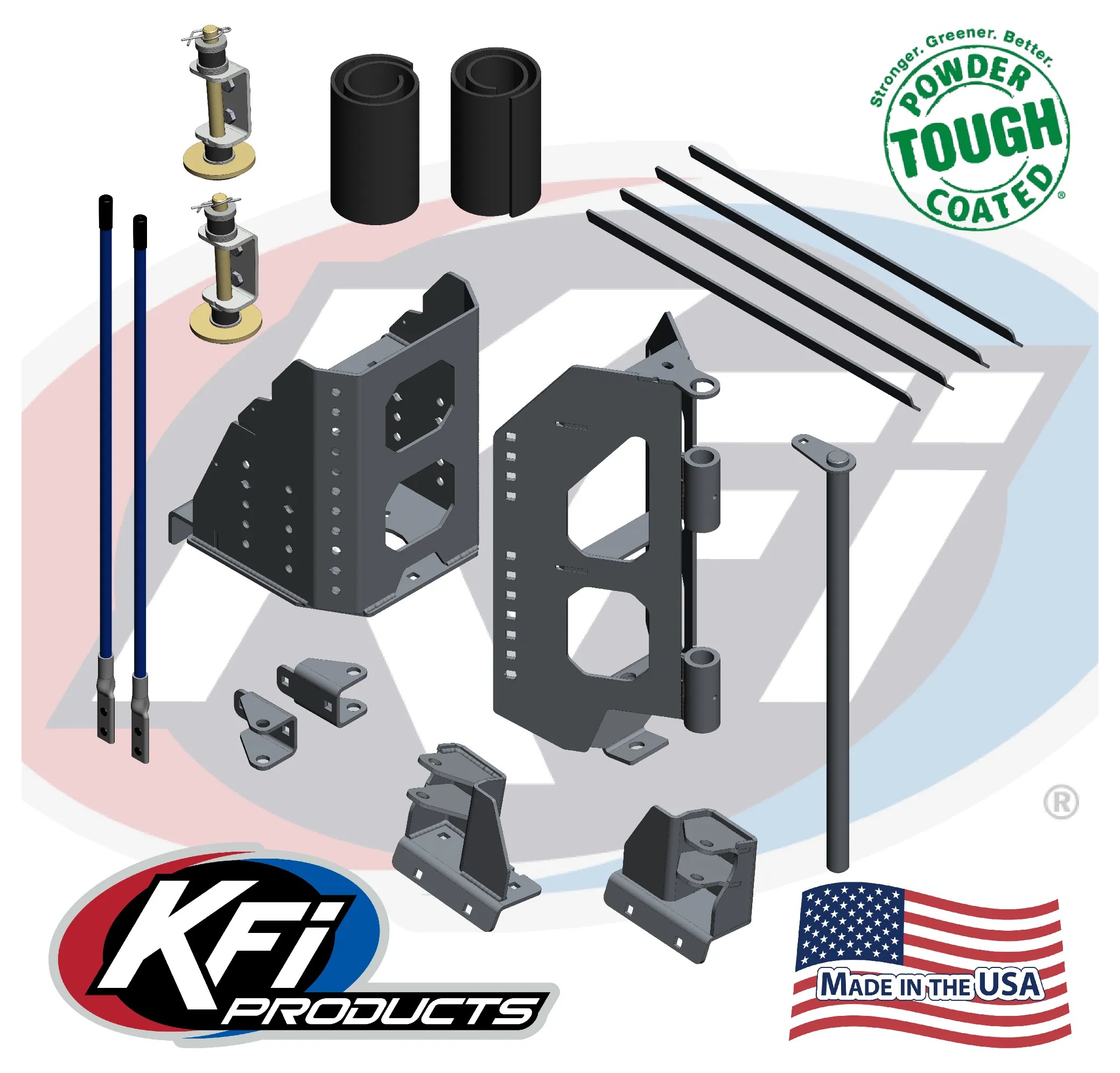 KFI Pro-V Plow System Center Pivot Kit