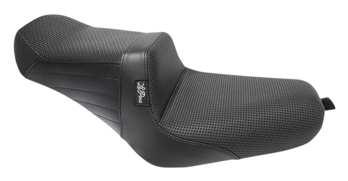 Le Pera Tailwhip Basket Weave 2-Up Seat For Harley Sportster 2004-2022