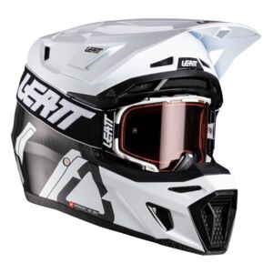 Leatt Moto 9.5 V26 Carbon Helmet w/ Velocity 6.5 Iriz Goggles