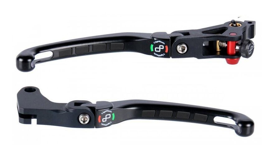 LighTech Alien Magnesium Folding Brake & Clutch Lever Kit Triumph Daytona 675 / Street Triple 765 / Speed Triple 20122026
