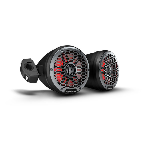 Rockford Fosgate M2 6.5” Color Optix Moto-Can Speakers | M2WL-65MB