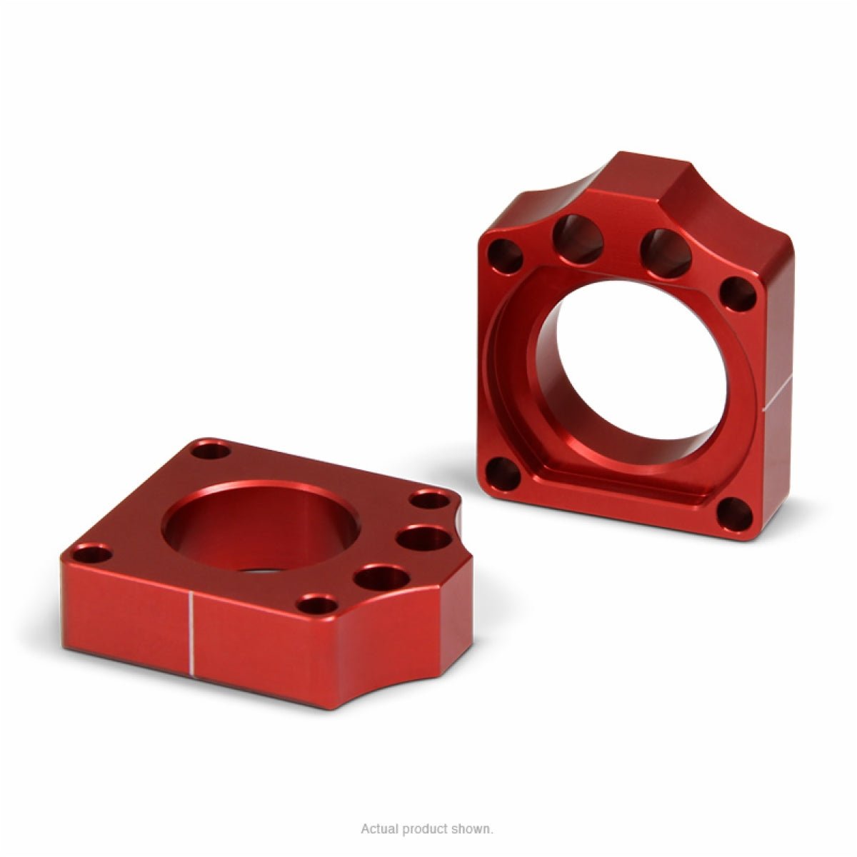 Pro Circuit Axle Blocks Red - Honda CR125R/250R, CRF250R/X, CRF450R, CRF450X | HAB00