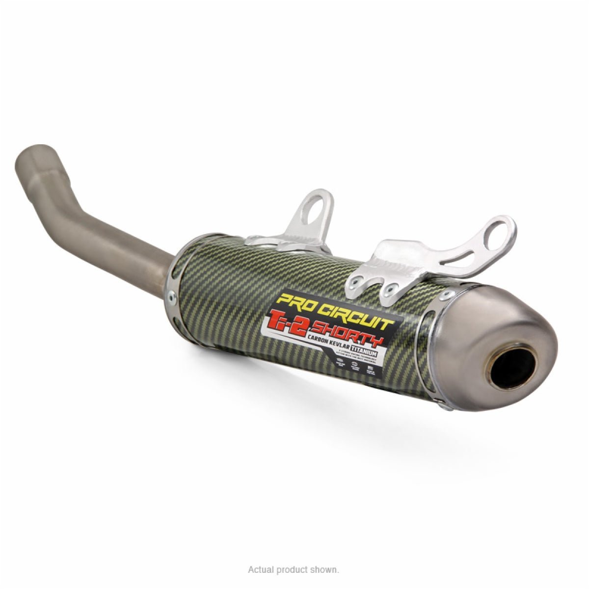 Pro Circuit Ti-2 Titanium/Kevlar Shorty Silencer - Honda CR250R | 1119225K
