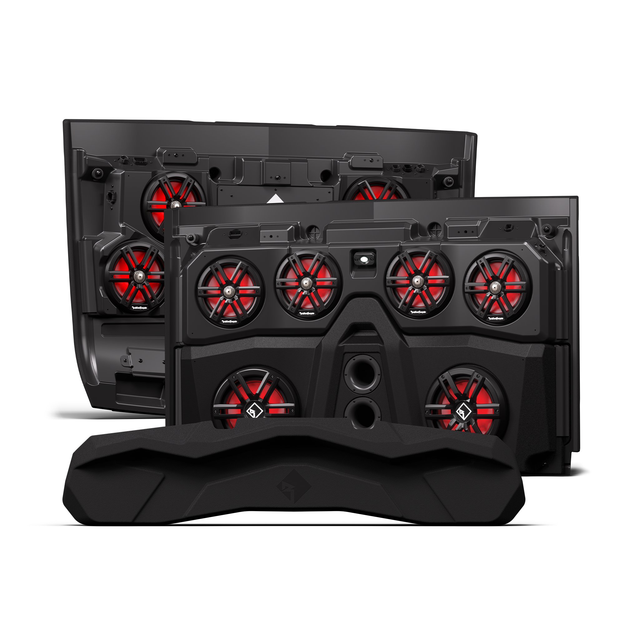 Rockford Fosgate Front & Rear Audio Roof for Select Polaris Ranger Cre