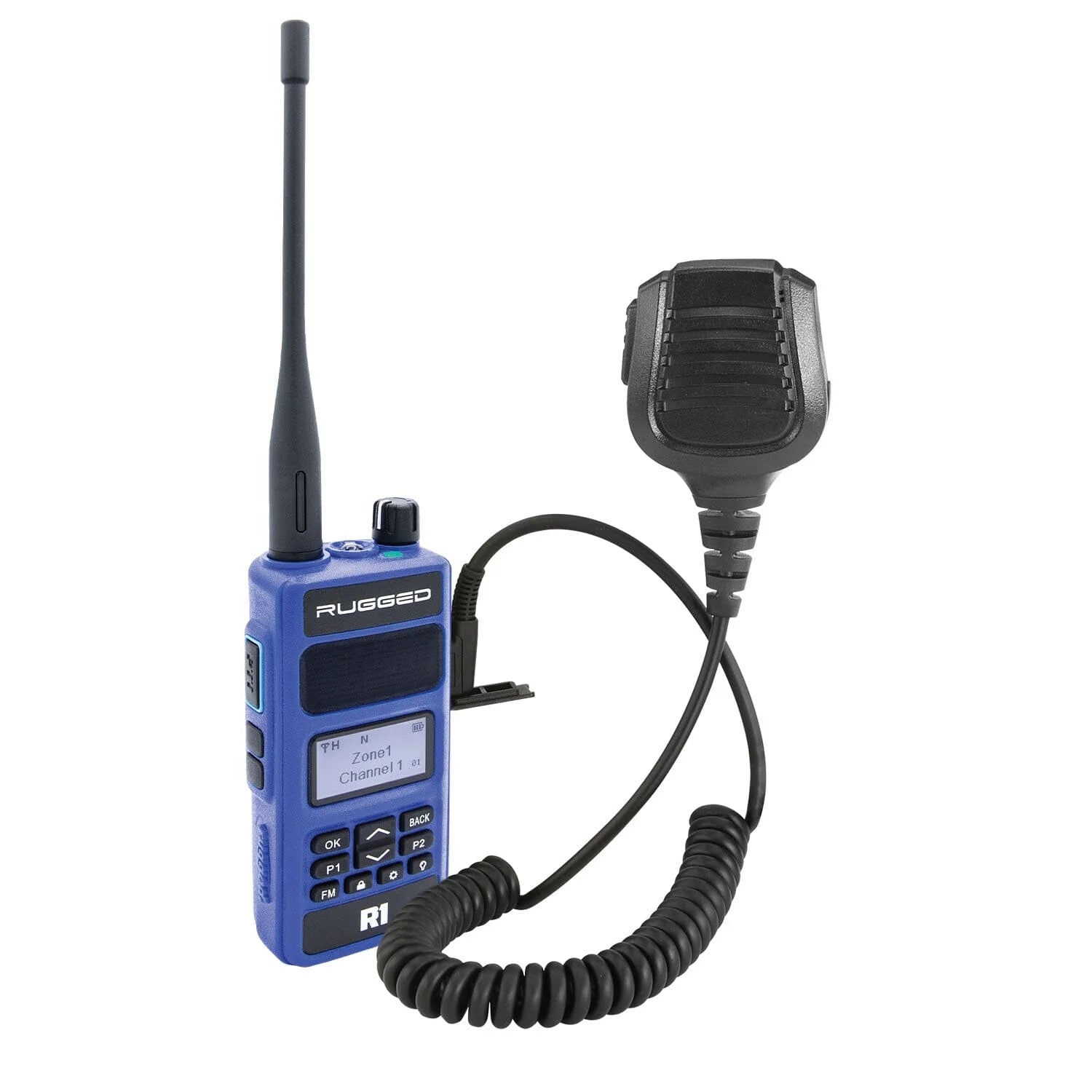 Rugged Radios Rugged R1 - Business Band Two Way Handheld Radio w/ Hand Mic