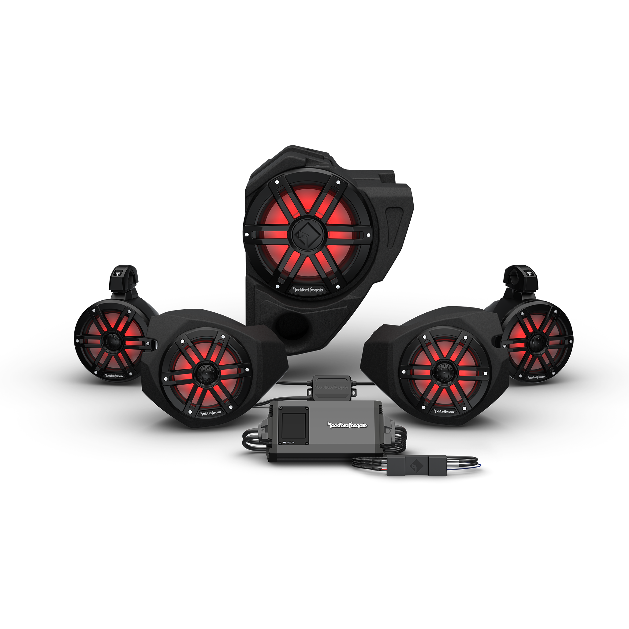 Rockford Fosgate Stage 4 Audio System For Ride Command (Gen-3) Polaris