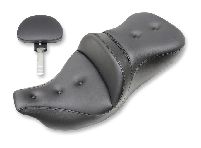 Saddlemen Roadsofa PT Pillow Top 2-Up Seat For Harley Touring 2008-2025